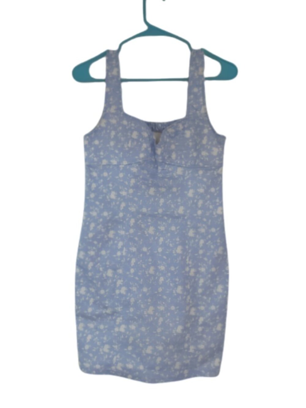 NWT Forever 21 Blue Floral Sleeveless Dress